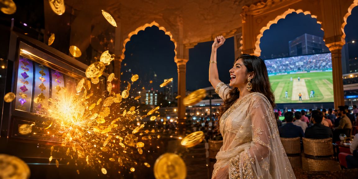 ঢাকায় শাড়ি পরিহিত নারী ব্যবহারকারী মোবাইলে ক্রিকেট বেটিং দেখছেন